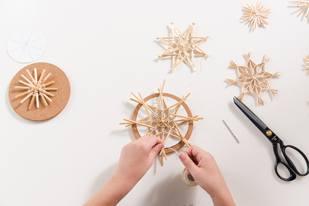 How to Make Straw Star Ornaments – Together Blog – from Nova Natural