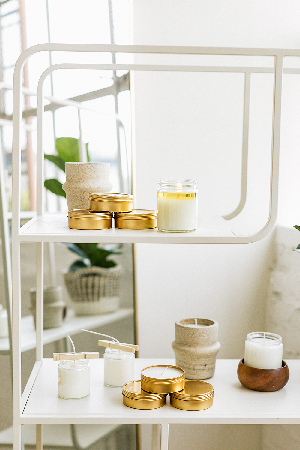 Soy Candle in Concrete Cube – Pop Cycle Tucson