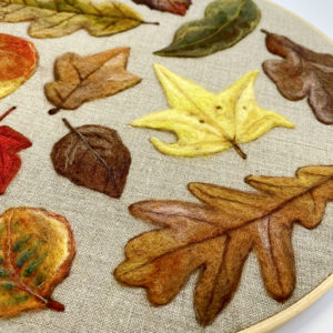 Live Workshop | Needle Felted Autumn Leaves with Dani Ives | Crafter