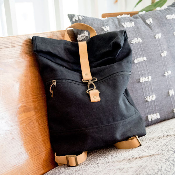 The Crafter’s Box Canvas & Leather Backpack