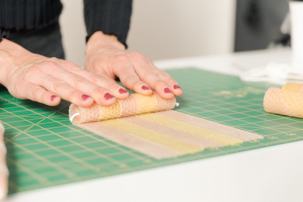 Rolled Beeswax Candles | Liz Wagner | The Crafter's Box