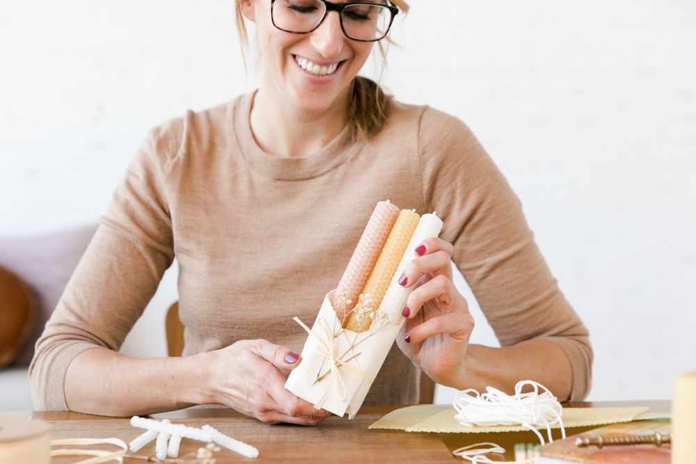 Rolled Beeswax Candles | Liz Wagner | The Crafter's Box