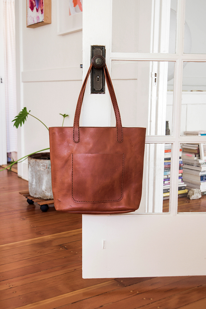 Leather Tote bag Making course — Badger House Leather