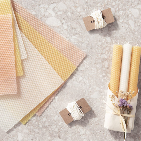 Rolled Beeswax Candles | The Crafter's Box