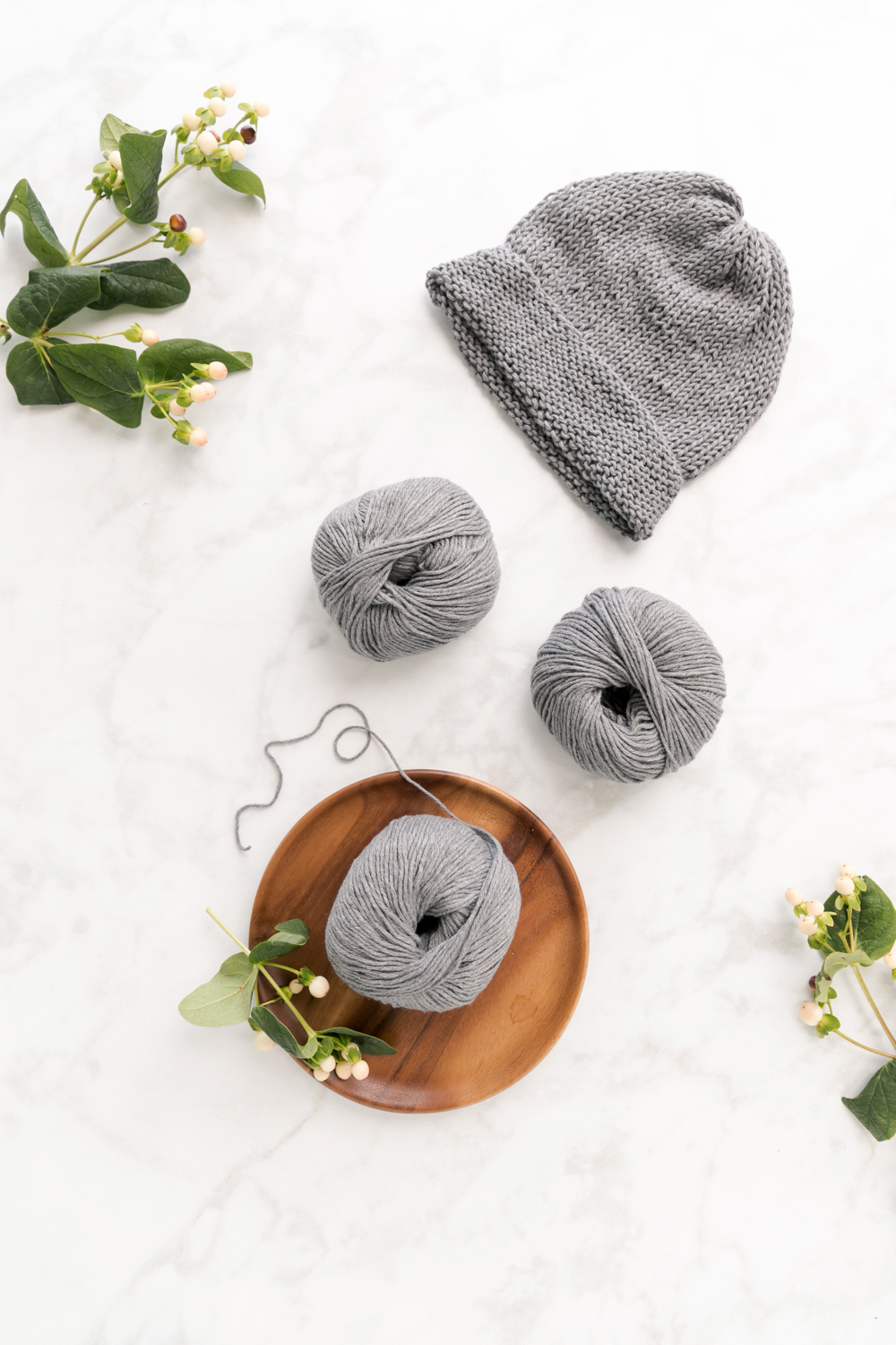 Cashmere Knit Beanie & Mittens | Jewell Washington The Crafter's Box