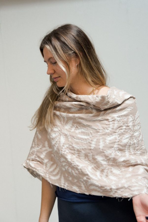 Hand Stitched Applique Poncho | Natalie Chanin | The Crafter's Box