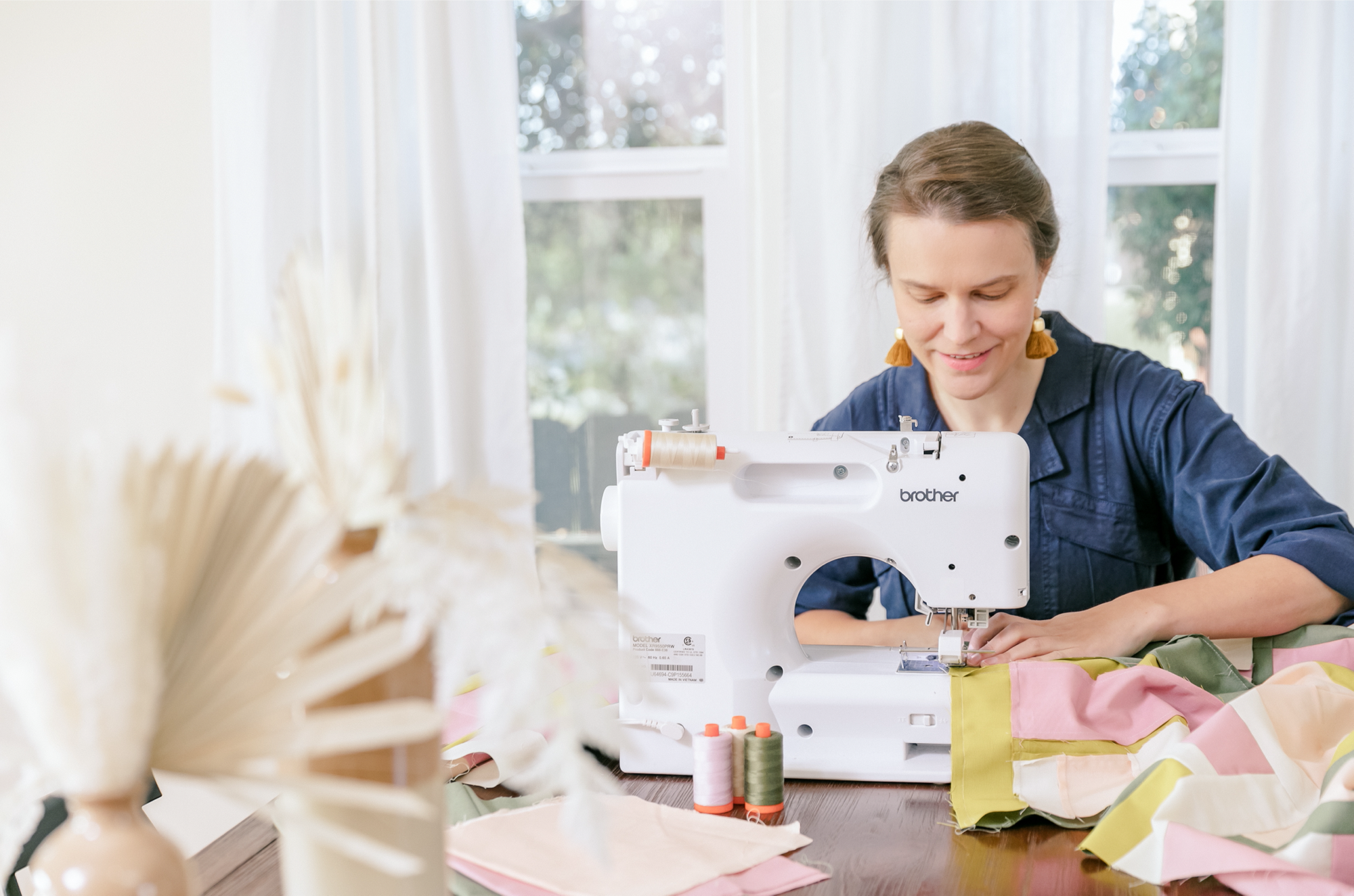 Machine Quilting with Colorful Blocks| Amanda Carye | Crafter's Box