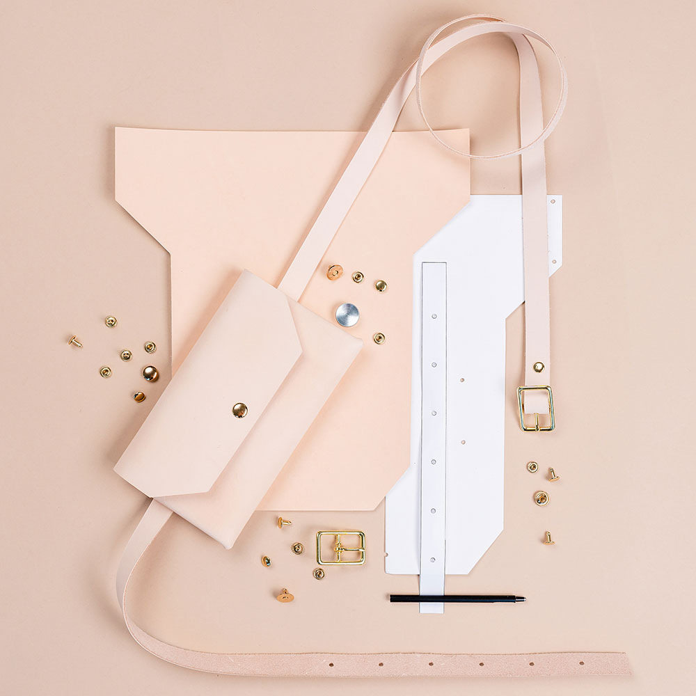 Leather Belt Bag | Ellie Lum of Klum House | The Crafter's Box