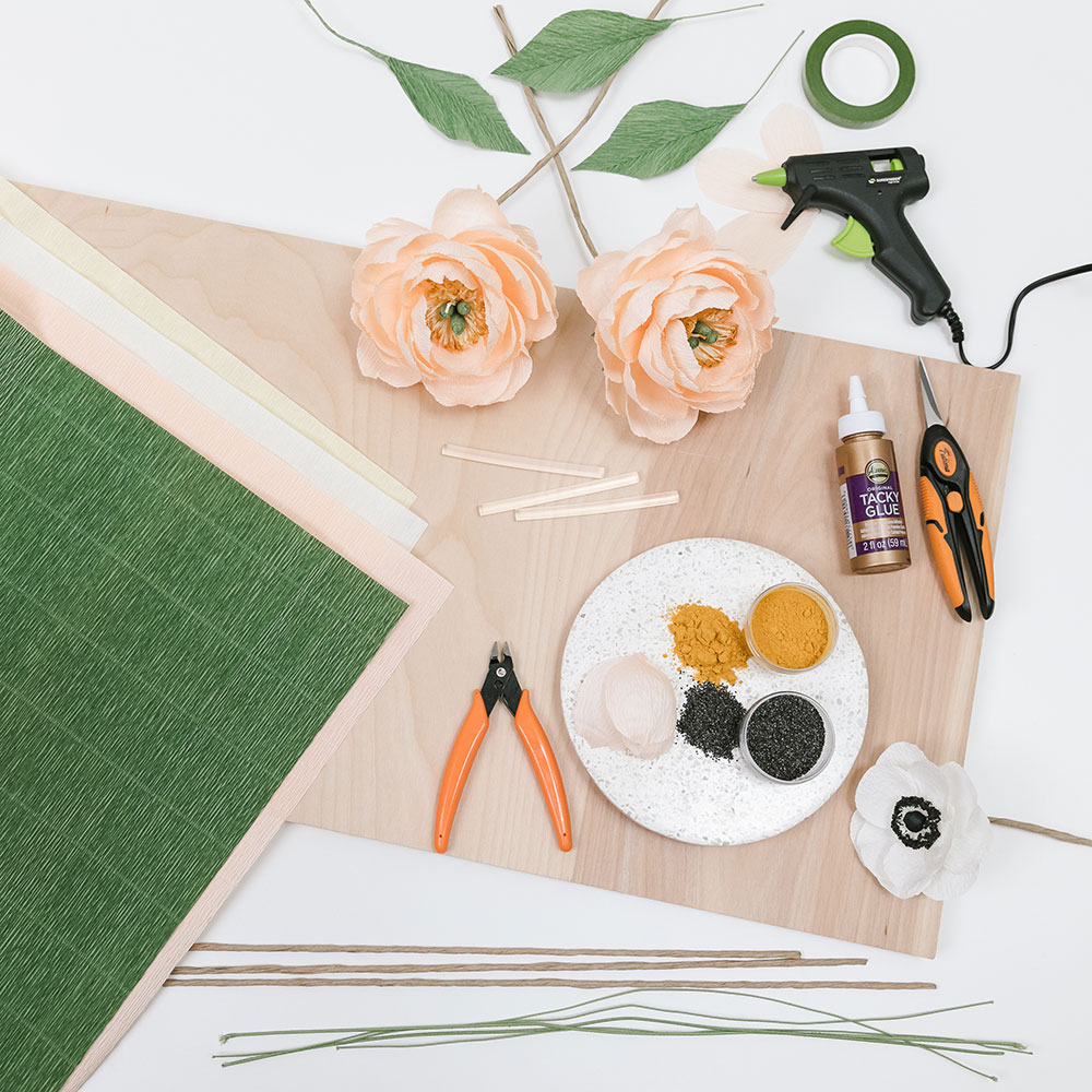 Intro Into Crepe Paper Flowers Kit