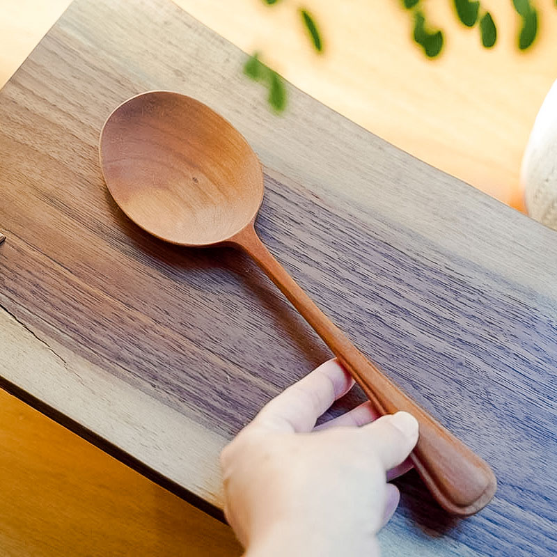 Wooden Spoon Carved from Cherry