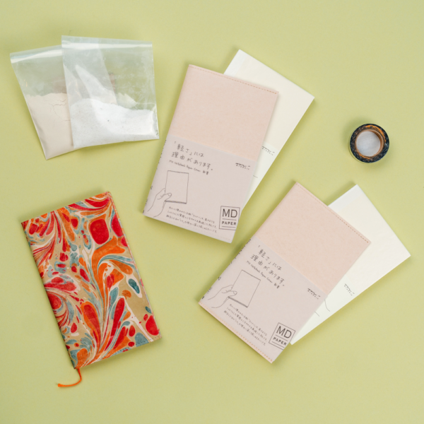 Paper Marbling Notebook Kit