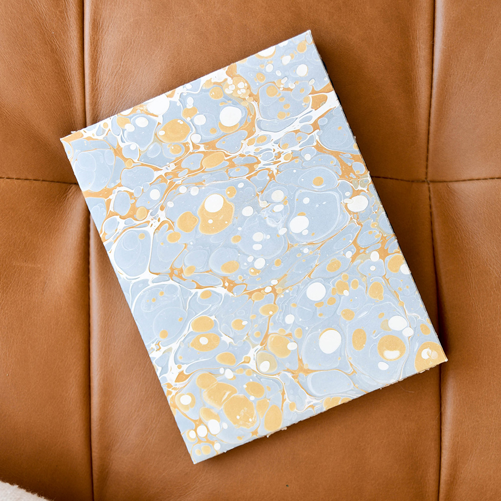 Marbling some fresh paper today. : r/bookbinding