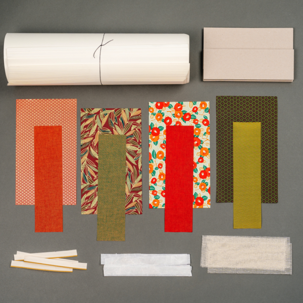 Crimson & Olive Case Binding Materials Kit