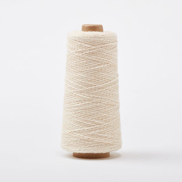 Rigid Heddle Weaving | Mallo Cotton Slub Yarn - Natural | The Crafter's Box
