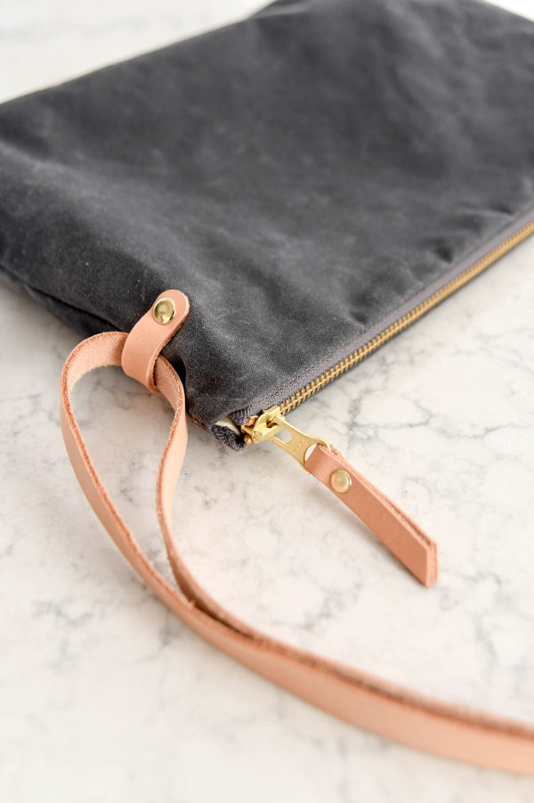 Waxed Canvas & Leather Crossbody Bag Premium Workshop | Ellie Lum | The Crafter's Box