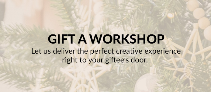 Holiday Gift Guide - Gift a Workshop
