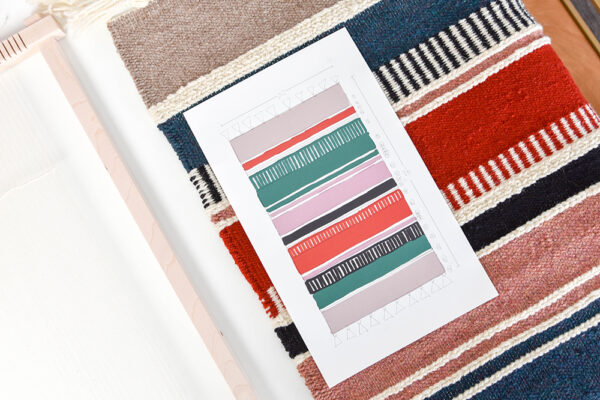 Flat Weave: Wool Rug Weaving with Pattern