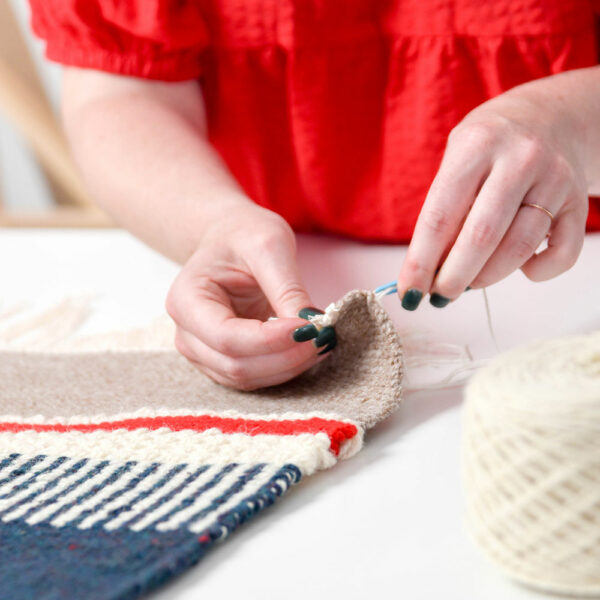 Annie-France Bowker - Artist of Wool Rug Weaving Workshop