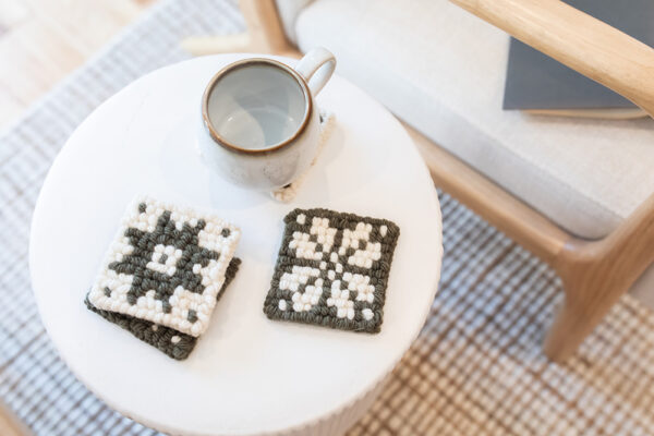 The Crafter's Community Pattern Gallery | Lindsey Campbell Locker Hooking Snowflake Trivets