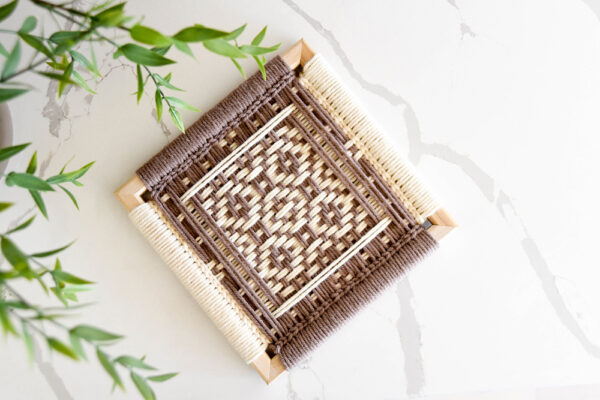 The Crafter's Community Pattern Gallery | Lindsey Campbell Frame Weaving | Tile Mosaic Pattern