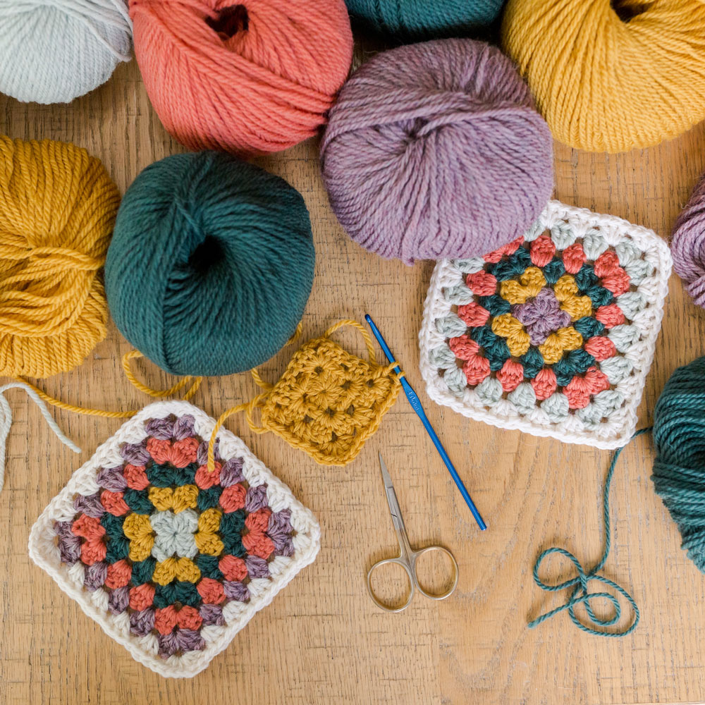 Granny Squares Crochet Bag - Toni Lipsey