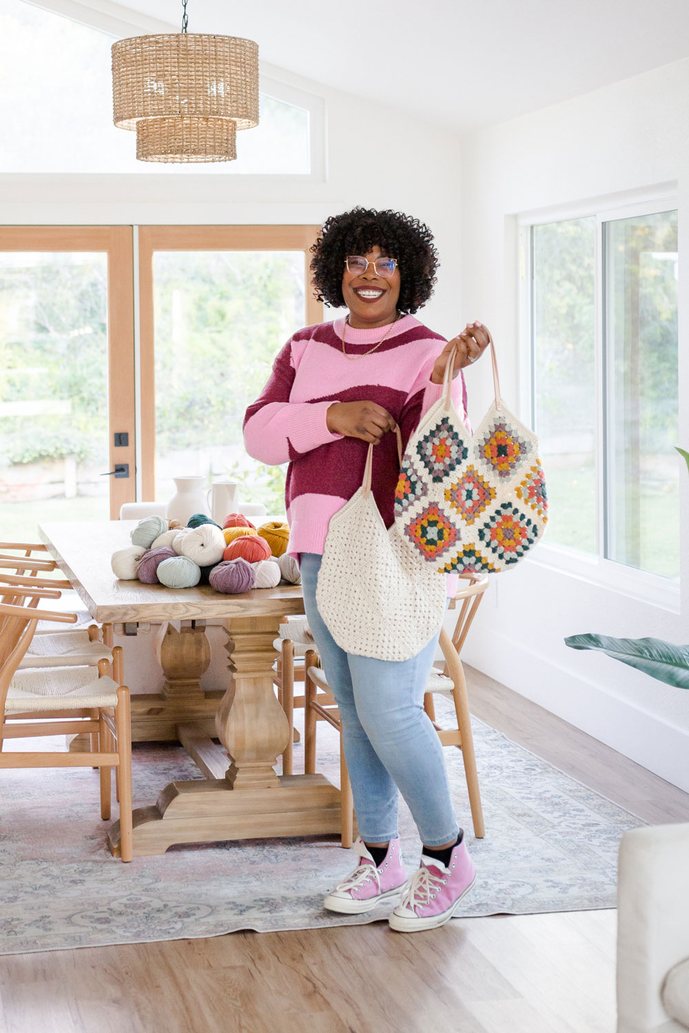 Granny Squares Crochet Bag - Toni Lipsey