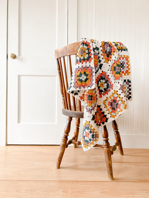 Granny Squares Crochet Colorful Blanket - Toni Lipsey