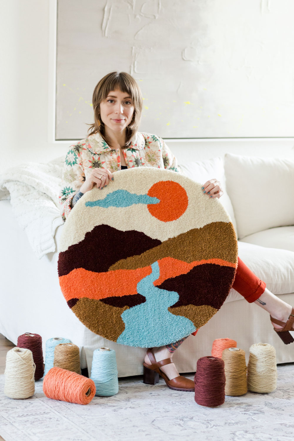 Rug Tufting Workshop 90x90cm – Oh Craft Workshop