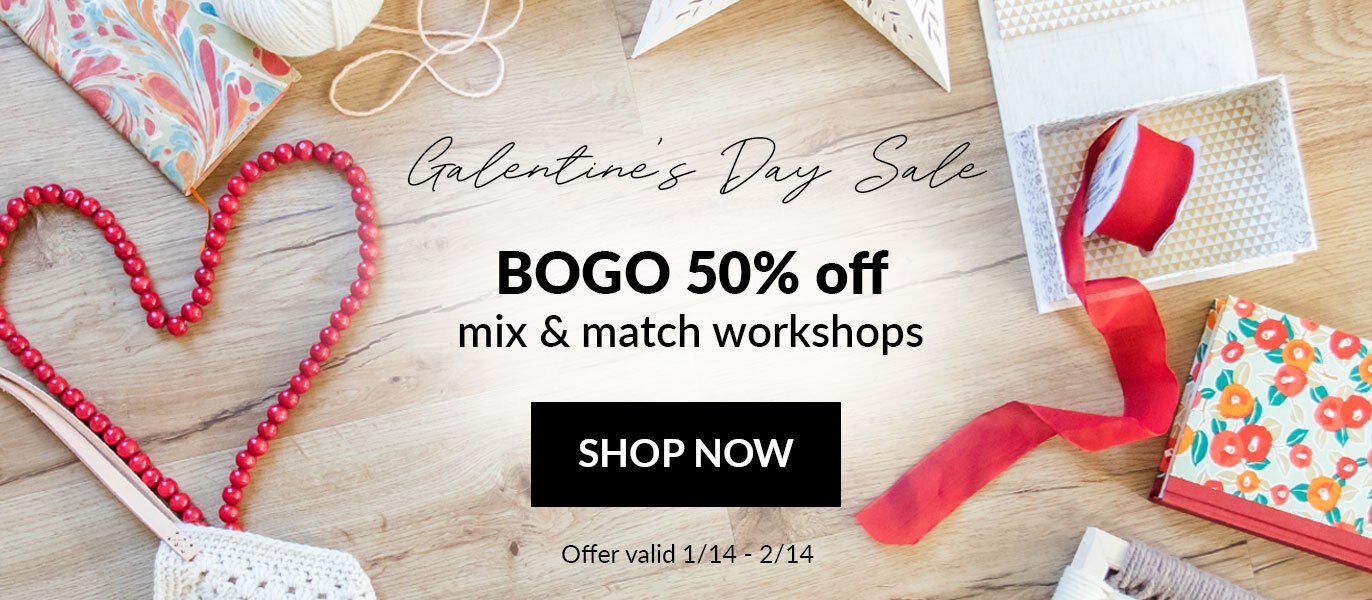 BOGO 50% Off Workshops | Crafter