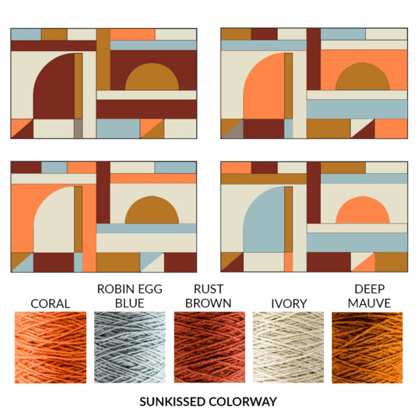 Sunkissed Colorway - Rug Tufting, Meg Brunston