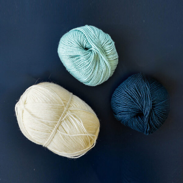Make More: Sea Storm Colorway for Hand-Wrapped Panel with Cotton Cord