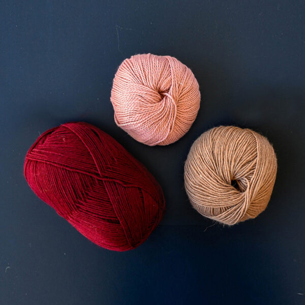 Make More: Roseberry Colorway for Hand-Wrapped Panel with Cotton Cord