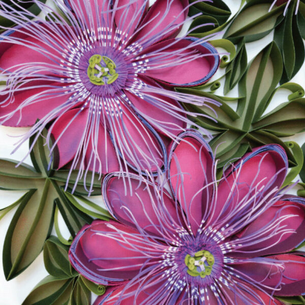 Quilled Passion Flowers Digital Pattern