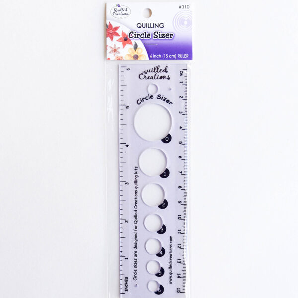 Quilling Circle Sizer Ruler