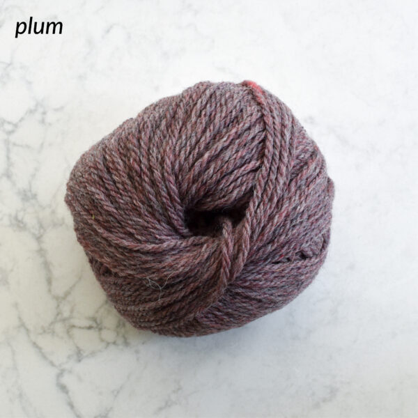 Lucia Wool Yarn - Plum