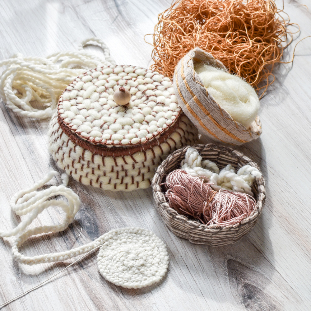 Yarn Baskets | The Crafter's Community Make-Along | Crafter