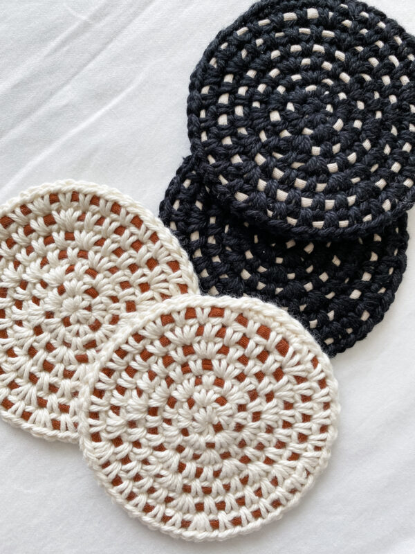 Modern Crochet Coasters Digital Pattern by The Cozy Knot | Crafter