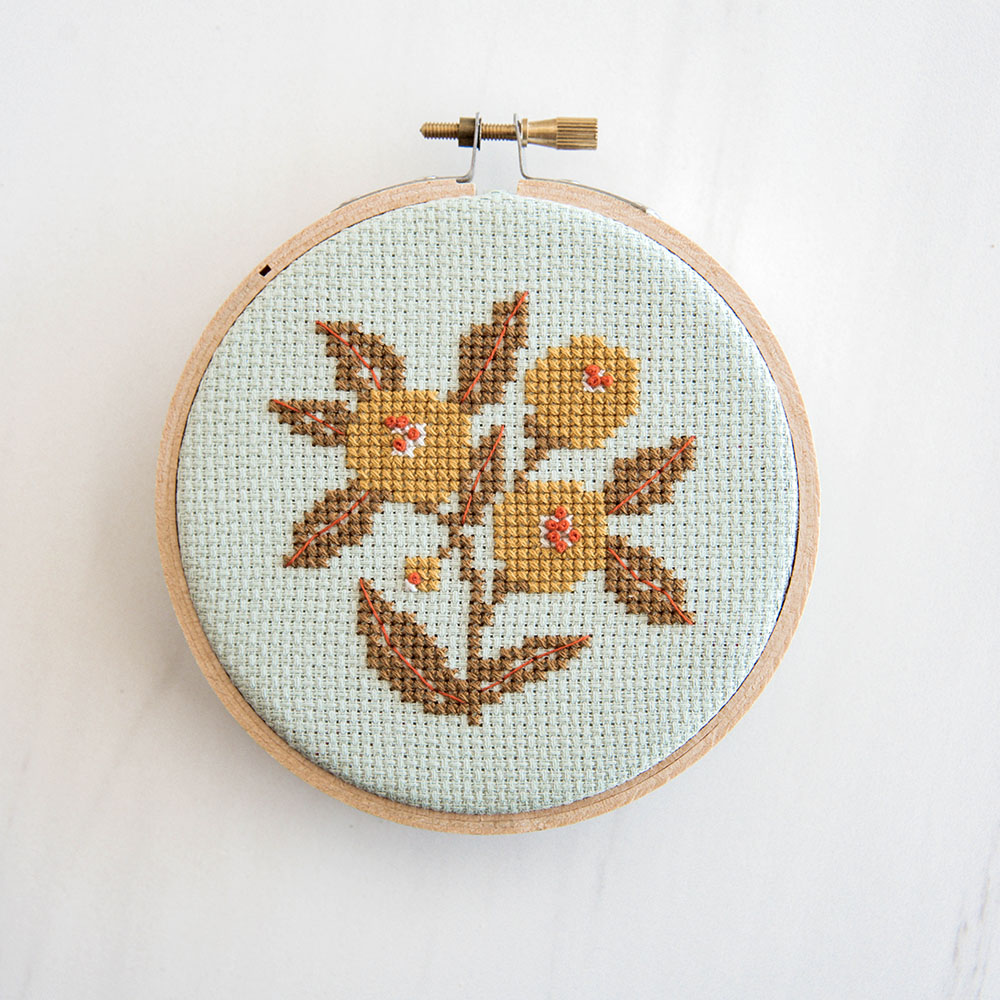 Embroidery Floss Drop Set - Scandi Flowers - Stitched Modern