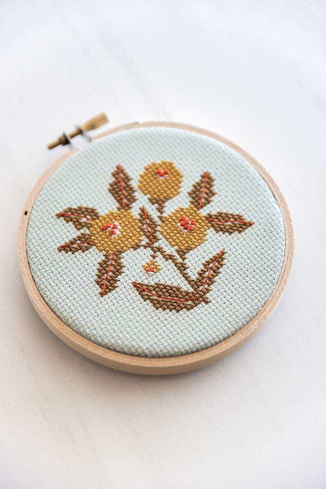 Handmade Clay Needle Minder for Cross Stitch and Embroidery