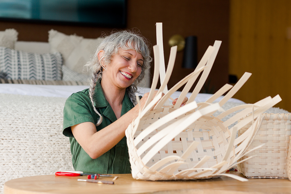 basket weaving: plaited flat reed premium workshop with emily endo