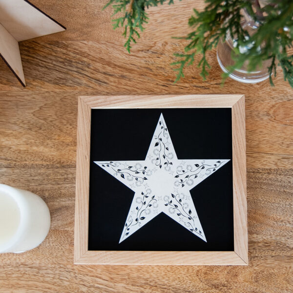 Cut Paper Star Digital Pattern | Crafter