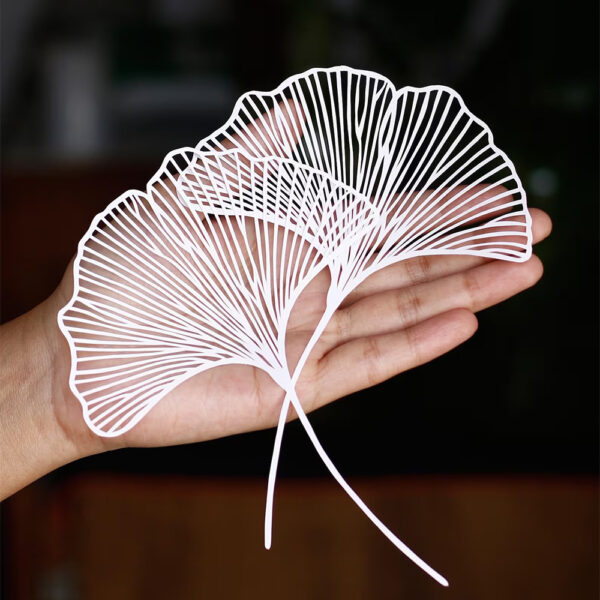Cut Gingko Leaf Digital Pattern