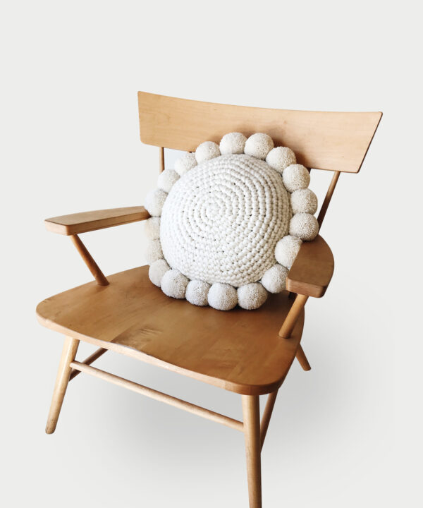 Pestel Pom Crochet Pillow Digital Pattern by DeBrosse | Crafter