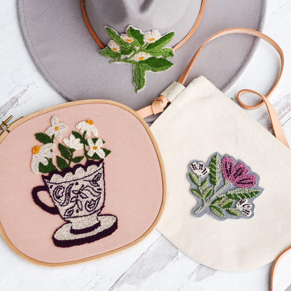 Punch Needle Embroidery Pattern Trio