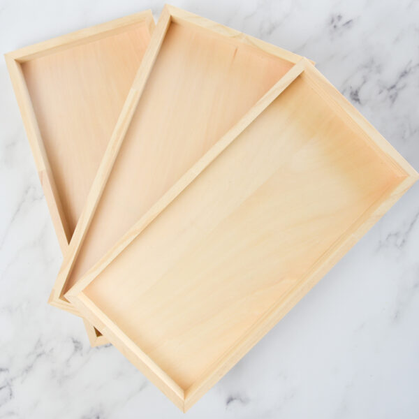 Wooden Cradle Board: Small, Set of 3