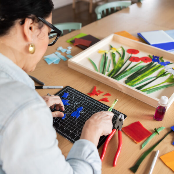 stained glass mosaic premium workshop with anne white