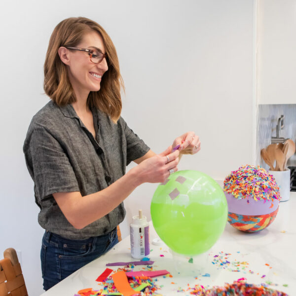 Confetti Balloon Bowls Workshop with Liz Wagner - Crafter Kids