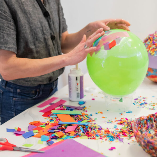 Confetti Balloon Bowls Workshop with Liz Wagner - Crafter Kids