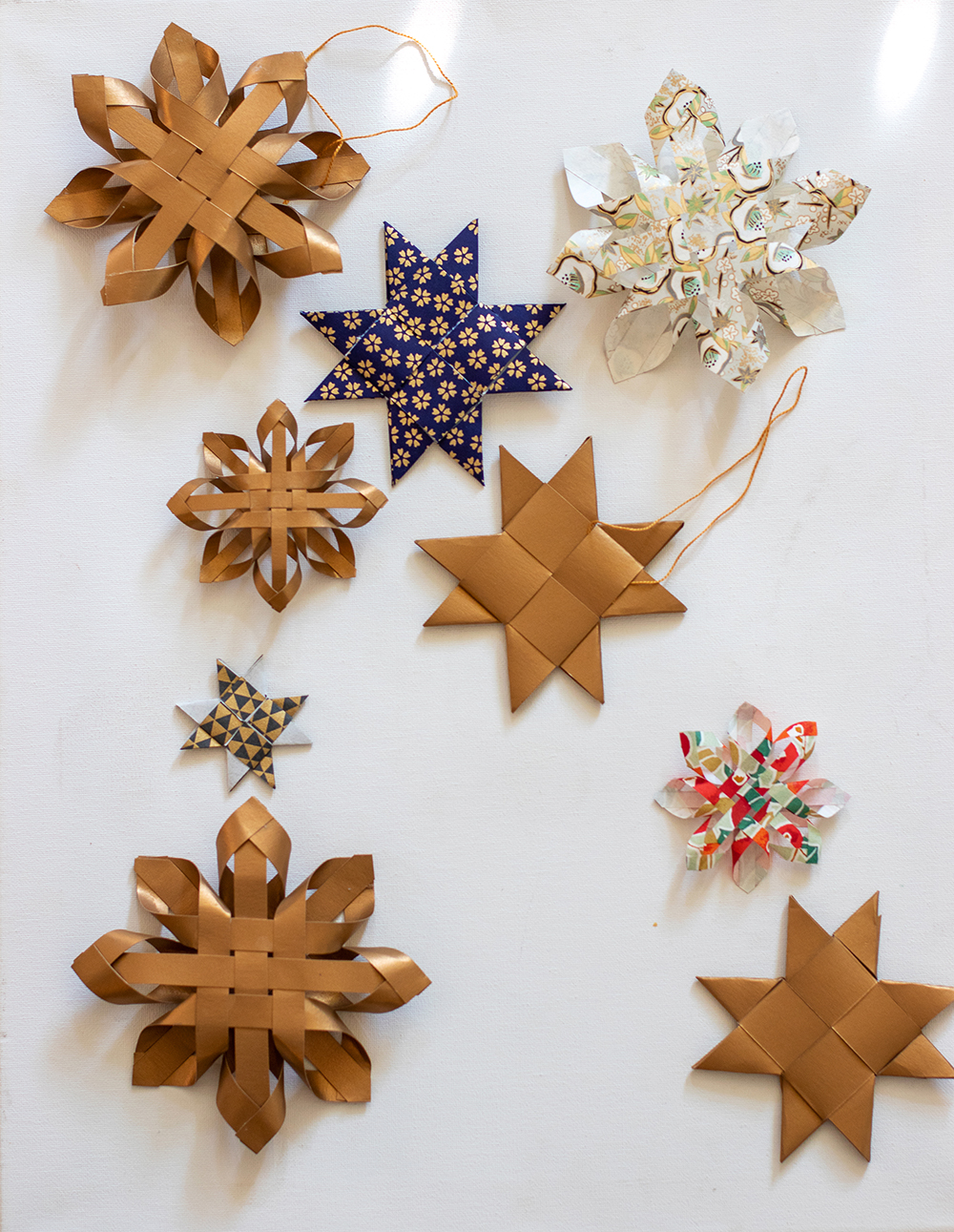 Woven Paper Stars | Lindsey Campbell | Crafter Kids