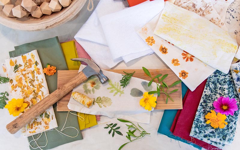 Botanical Textiles: Eco-Printing & Boro Stitching | Amanda Whited | Crafter